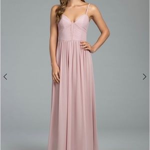 Hayley Paige Occasions 5804 in Dusty Rose